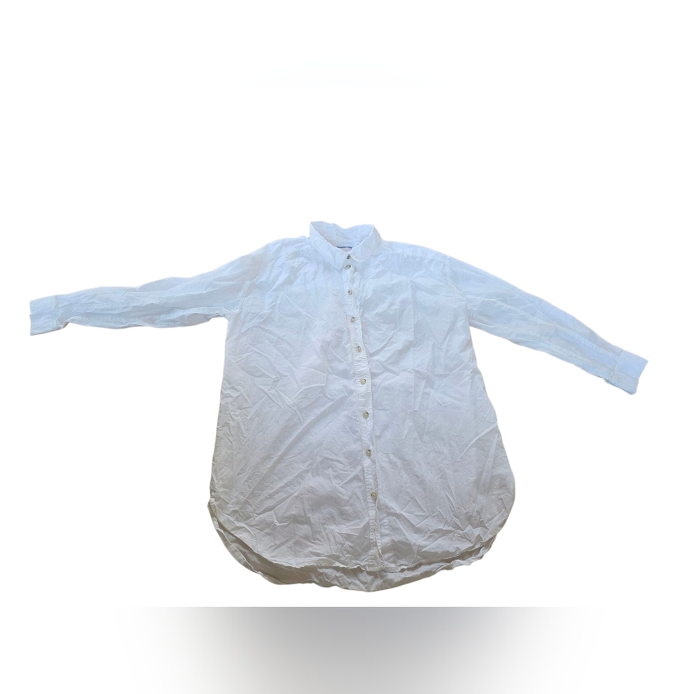 Pilcro White Button Down Shirt Size M